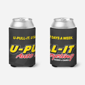 U-Pull-It Stubby Cooler | U-Pull-It Auto Recycling (Black)