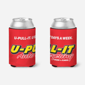 U-Pull-It Stubby Cooler | U-Pull-It Auto Recycling (Red)