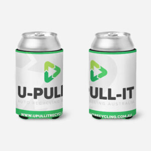 U-Pull-It Stubby Cooler | U-Pull-It Recycling (White)